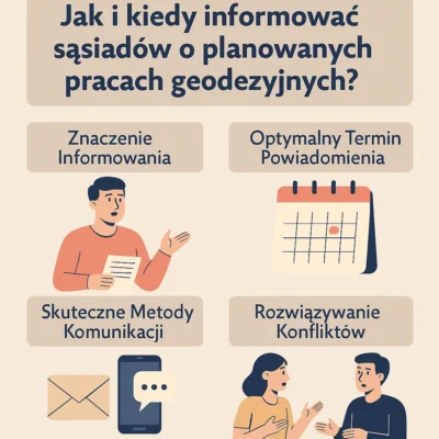 informowanie sasiadow o pracach geodezyjnych Od geodetów dla geodetów
