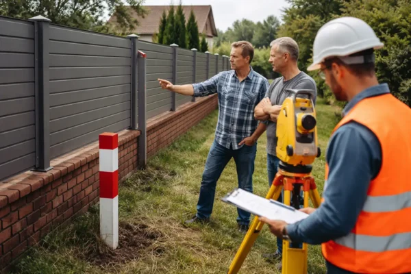 Granice działki a ogrodzenie