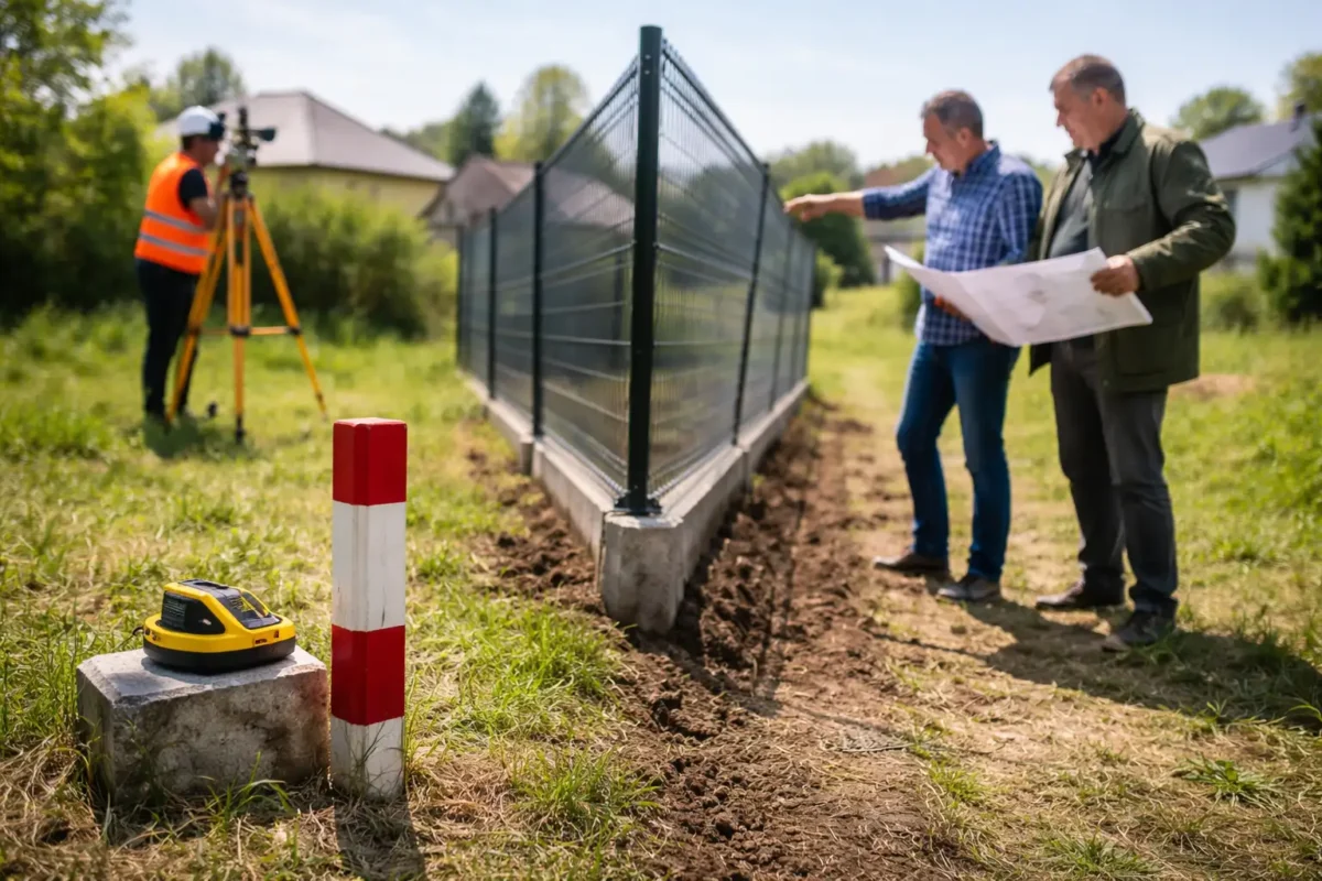 Nielegalne przesunięcie ogrodzenia