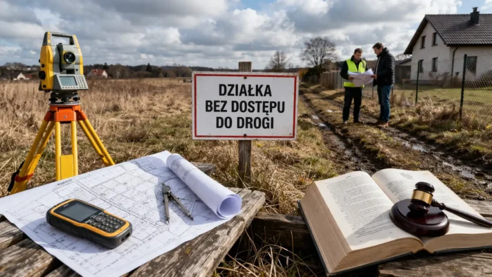 brak dostępu do drogi na działce rozwiązania